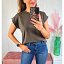 Camiseta Marrón Circulitos